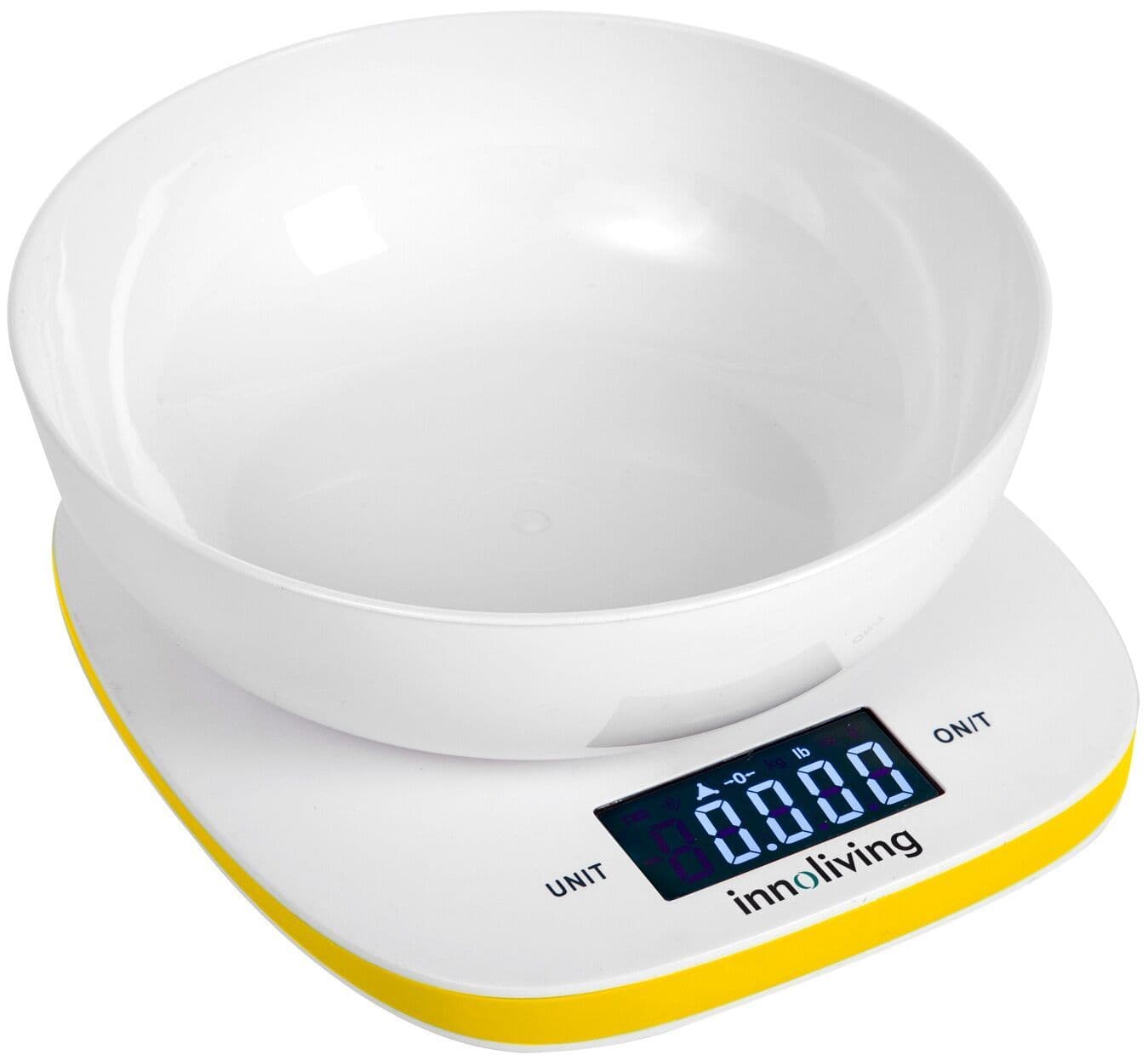 INNOLIVING Електронна кухненска везна с купа - жълта