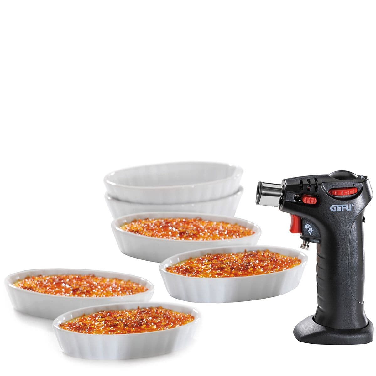 GEFU Комплект за крем брюле “CARMELLO“ – 7 части