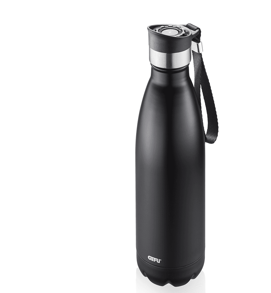 GEFU Термо бутилка “OLIMPIO“ – 500мл – черна