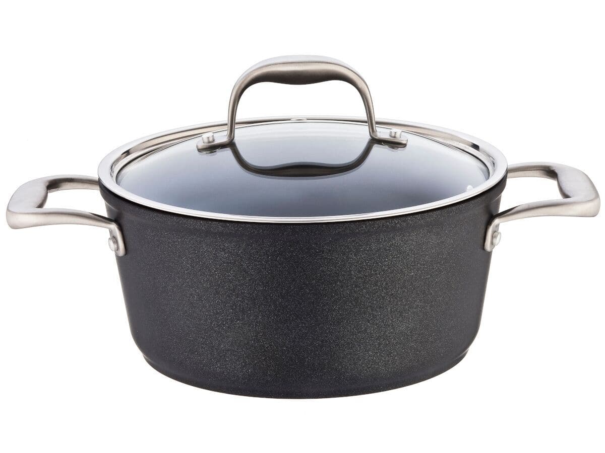 SKK Тенджера индукционна със стъклен капак Ø 20 см. – Н 10 см.