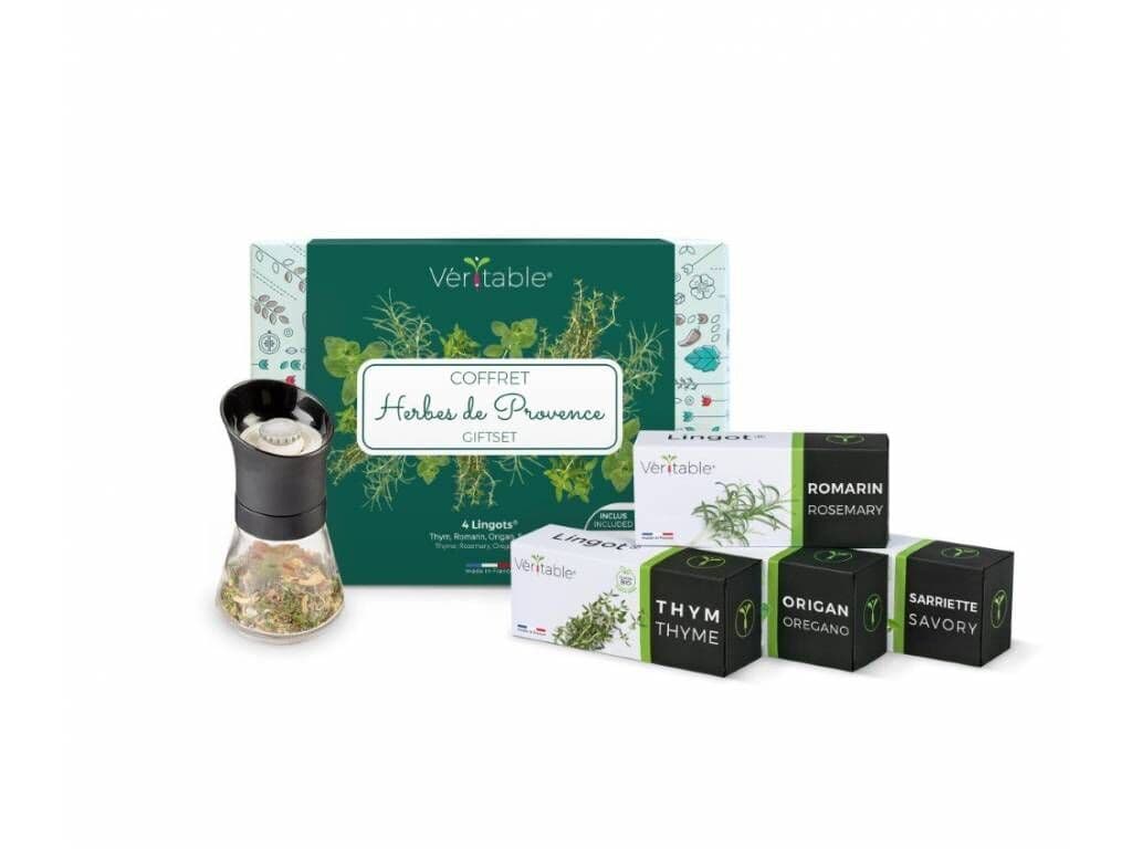 VERITABLE Подаръчен сет “HERBES DE PROVENCE“ с 4 бр. пълнители Lingot® и мелничка