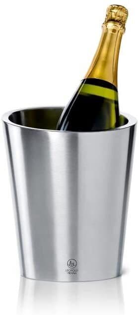 LEOPOLD VIENNA Двустенен стоманен охладител за шампанско