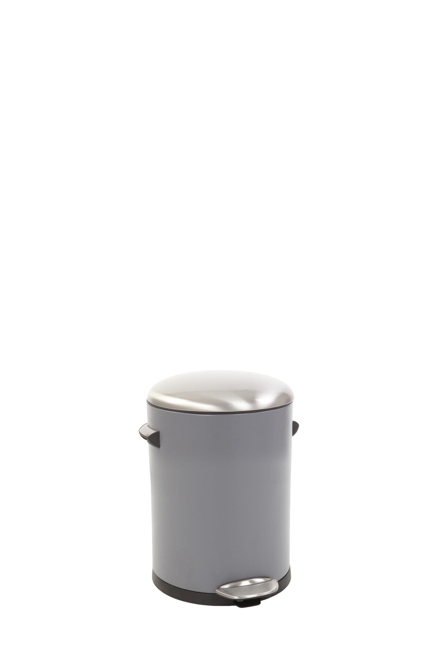 EKO Кош за отпадъци с педал “BELLE DELUXE“- 3 литра – сив