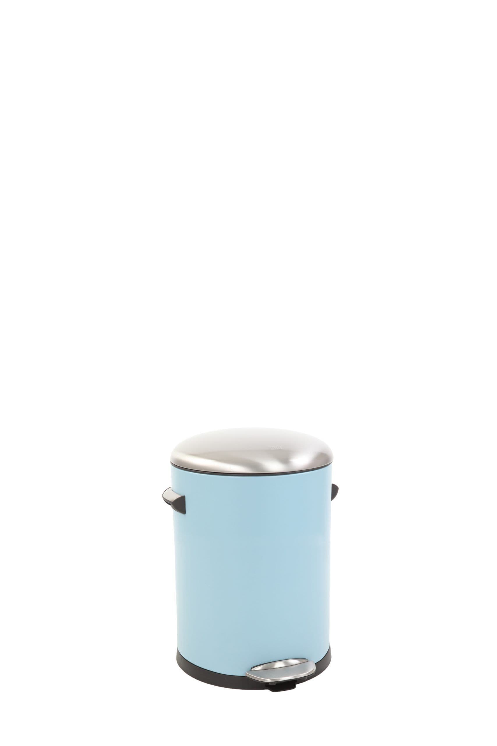 EKO Кош за отпадъци с педал “BELLE DELUXE“- 3 литра – светло син