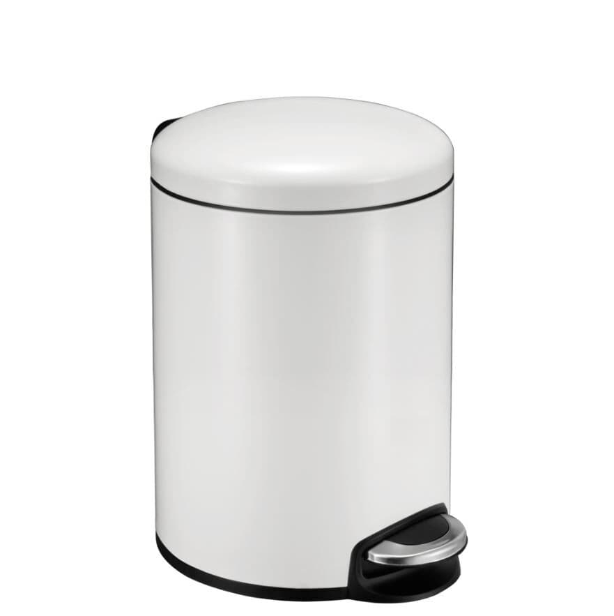 EKO Кош за отпадъци с педал “MAGGEY“ - 20 л. - бял