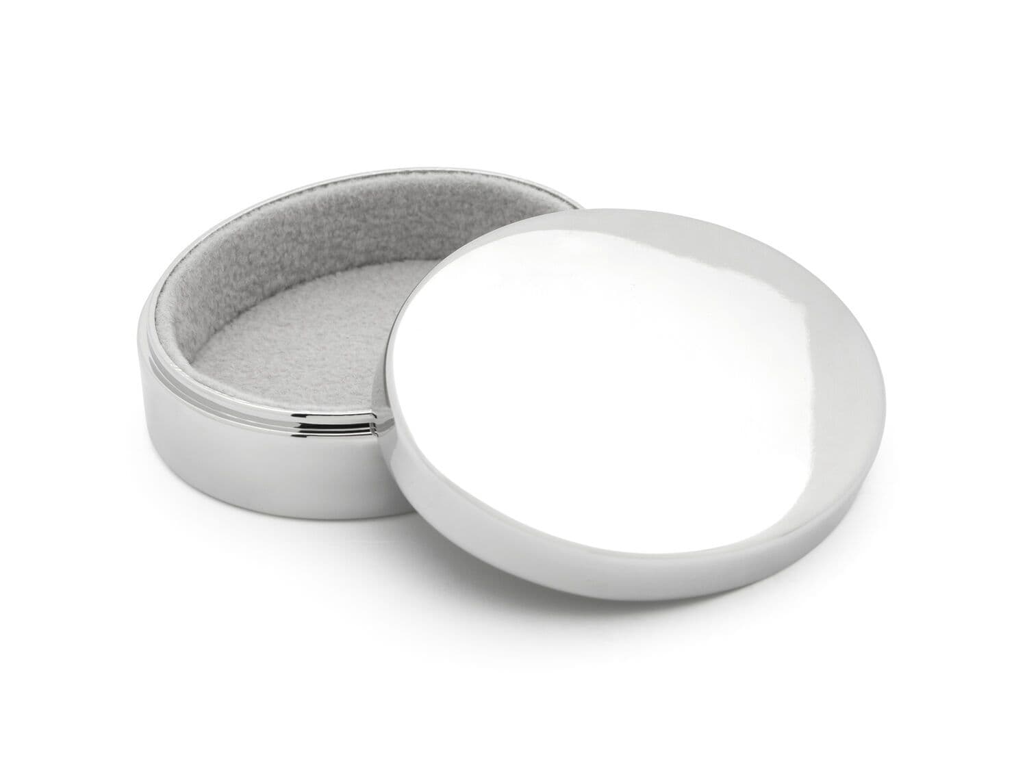 ZILVERSTAD Овална кутийка за зъбче или кичур - цвят сребро