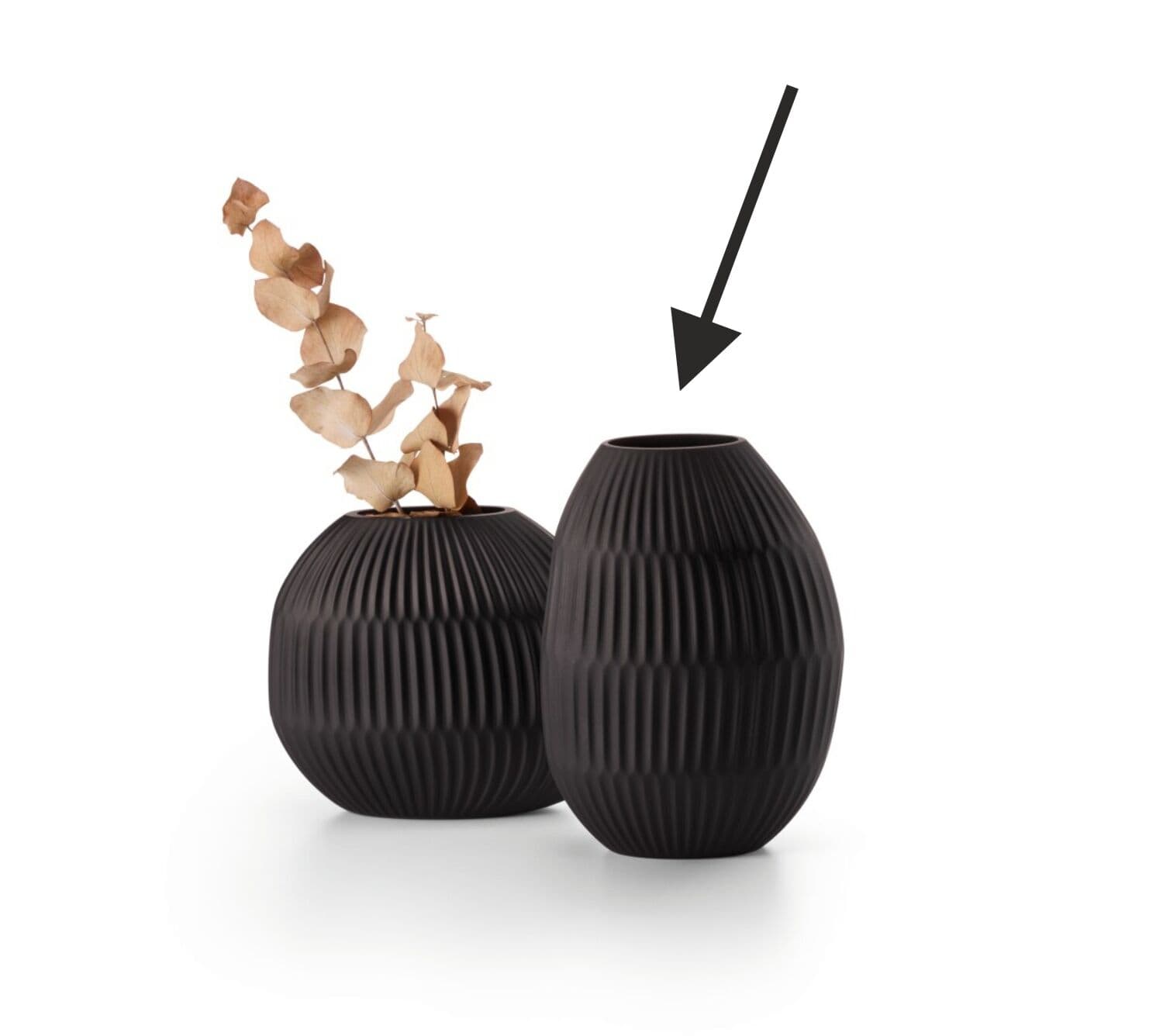 PHILIPPI Стъклена ваза “NOIR“ - висока