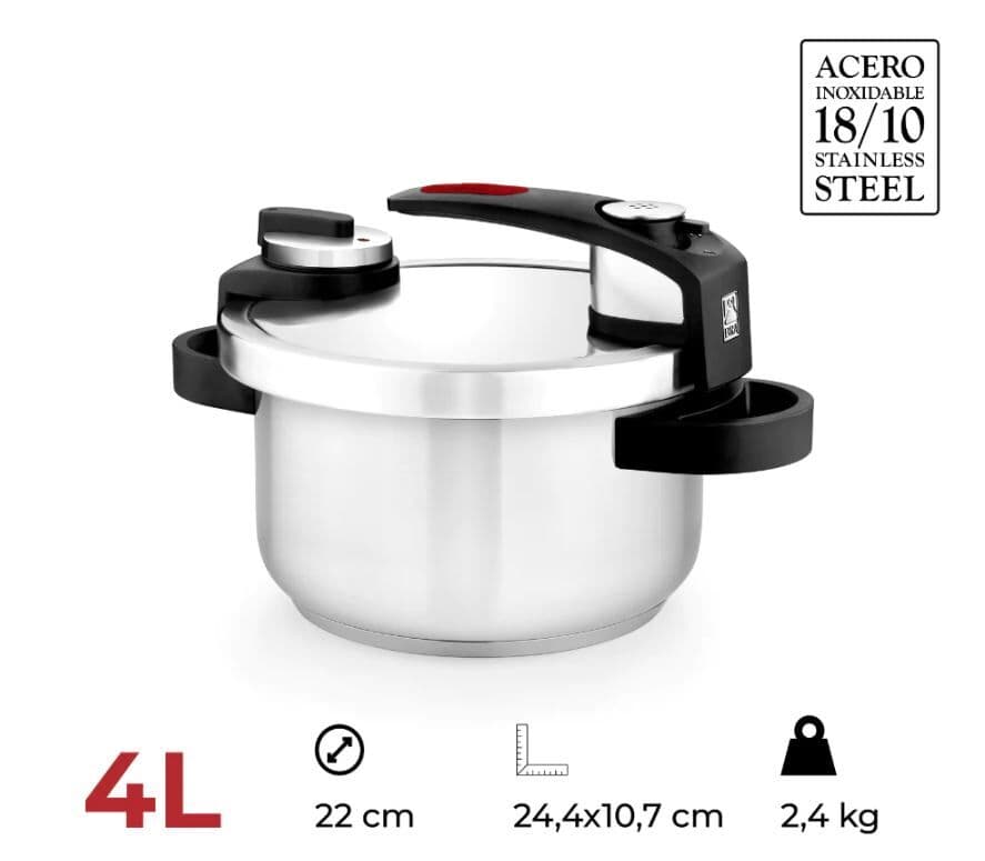 BRA Тенджера под налягане “TEKNA“ - 4 л.