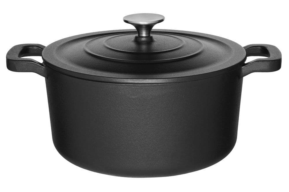 MAKU Чугунена тенджера / гювеч с капак - Ø 24см