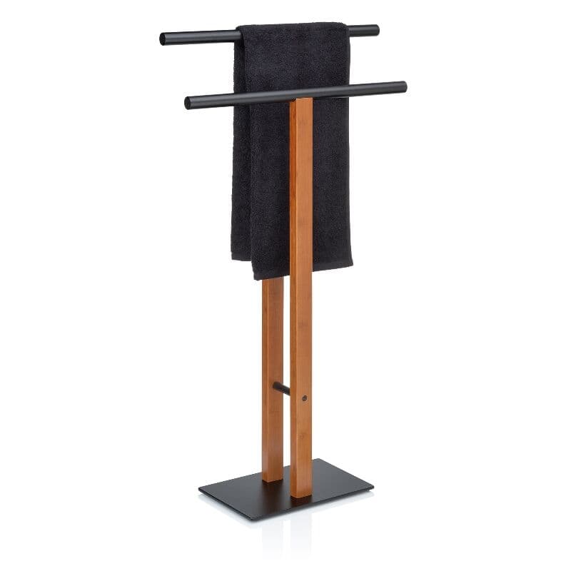 KELA Поставка за кърпи “Amir“ - черна - свободно стояща