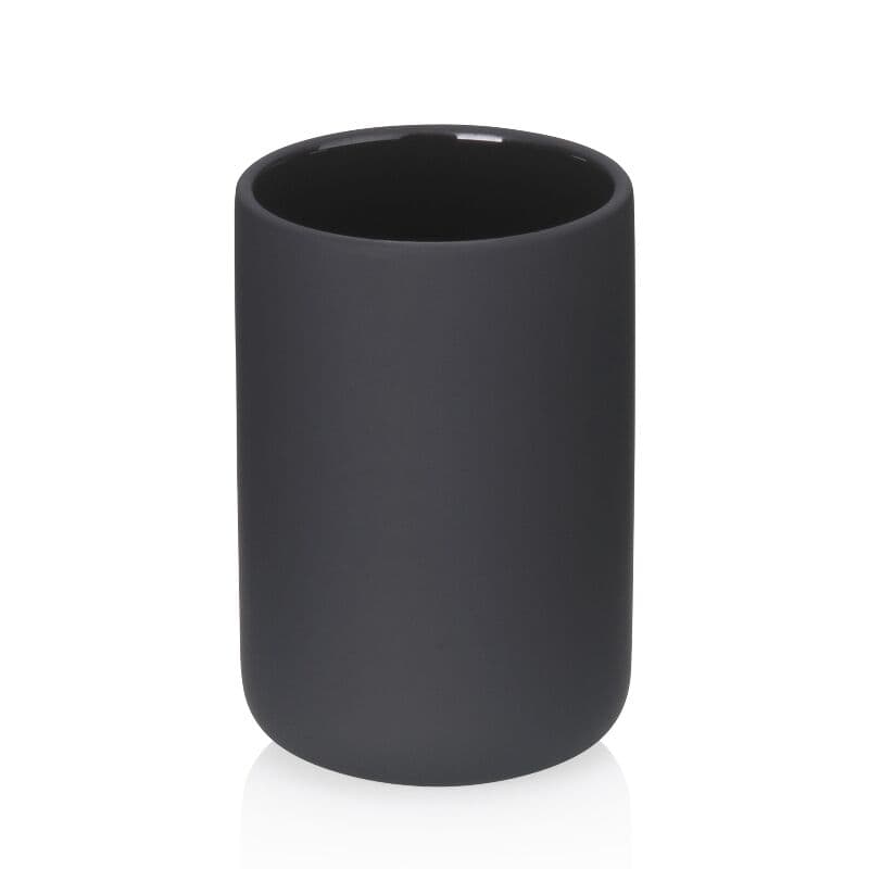 KELA Поставка/Чаша за четки за зъби “Sana“ - черна