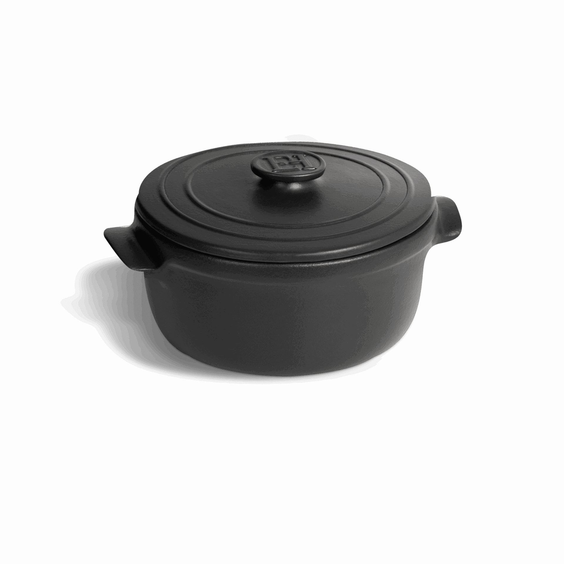 EMILE HENRY Керамично гювече “SOLO“ - Ø17 см - цвят базалт