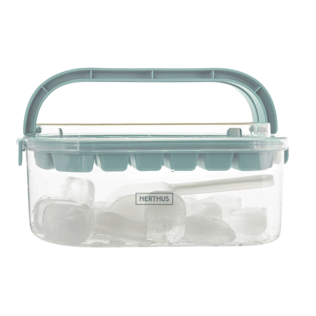 Nerthus Форма за ледени кубчета с контейнер и лопатка