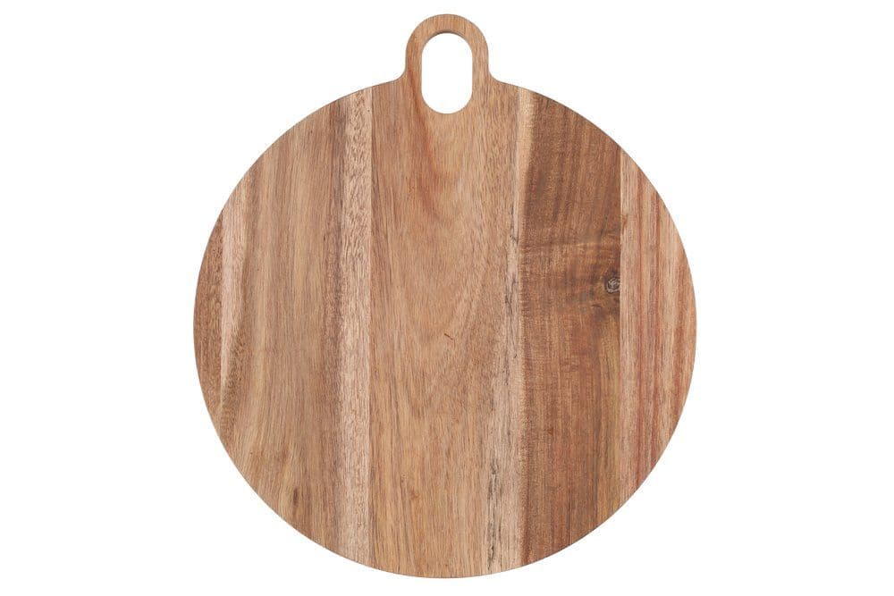 MAKU Акациева дъска за рязане и сервиране Ø 30 см.