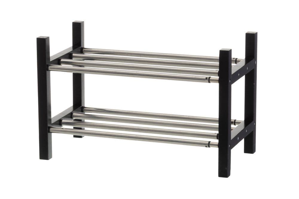 4LIVING Регулируема поставка за обувки - цвят черен