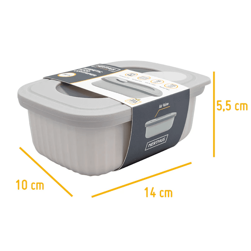 Nerthus Пластмасова херметическа кутия за храна - 380 мл.