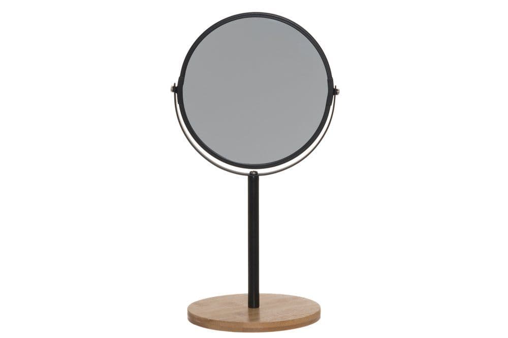 4Living Козметично огледало с бамбукова основа