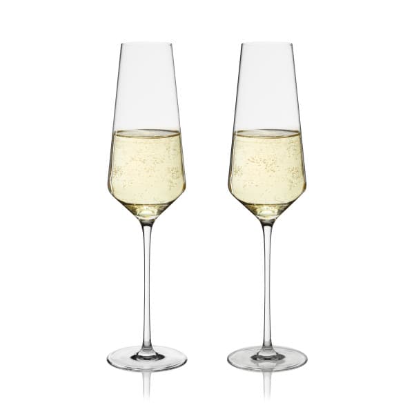 VISKI Кристални чаши за шампанско “LIMINAL“ 2бр - 266 мл.
