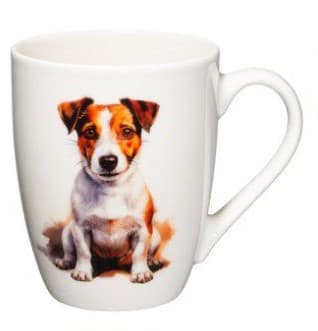 4LIVING Порцеланова чаша с дръжка “Джак Ръсел териер“ - 340 мл.