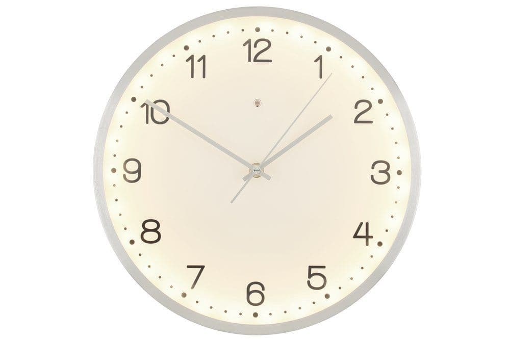 4LIVING Часовник за стена с подсветка “Prato“ - Ø 30 см.