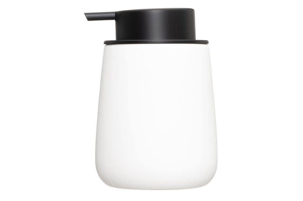 4LIVING Керамичен диспенсър за течен сапун “Nova“ - цвят бял - 350 мл.