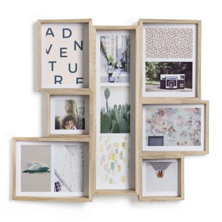 <p><span style="font-size: small;"><strong>UMBRA Колаж от рамки за снимки “EDGE MULTI WALL“ </strong></span><br /><span style="font-size: small;"><strong>• </strong></span><strong>Цвят: </strong>натурално дърво<br />• <strong>За 11 бр снимки с размери:<br /></strong><strong>   – 2 бр снимки: 10 х 10 см<br />   – 7 бр снимки: 10 х 15 см<br />   – 2 бр снимки: 13 х 18 см<br /></strong>•<strong> Габаритен размер: </strong>58,1 х 53 х 6,4 cm<br />• <strong>Материал:</strong> масивно дърво<br />•<strong> Може да бъде закачена вертикално или хоризонтално</strong><br /><strong>Производител: UMBRA / Канада<br /></strong><em><strong>DESIGN: EDWARD LEE</strong></em></p><br />Марка: Umbra HK Limited <br />Модел: UMBRA 1005423-390<br />Доставка: 2-4 работни дни<br />Гаранция: 2 години