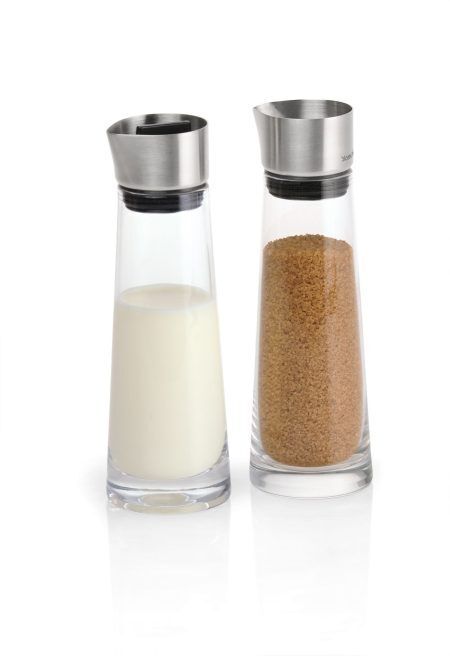 <p><span style="font-size: small;"><strong>BLOMUS Комплект за захар и сметана MACCHIATO</strong></span> <br />• <strong>Височина:</strong> 17 см <br /> • <strong>Диаметър:</strong> Ø 5,5 см<br /> • <strong>Вместимост:</strong> 150 мл<br /> • <strong>Материал:</strong> матирана неръждаема стомана, стъкло, силикон, платмаса<br /> • <strong>Производител: </strong>BLOMUS, Германия <br /> <em><strong>DESIGNER: Flöz Design</strong></em></p><br />Марка: BLOMUS <br />Модел: BLOMUS 63510<br />Доставка: 2-4 работни дни<br />Гаранция: 2 години