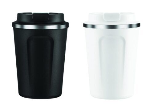<p><strong><span style="font-size: small;">ASOBU Двустенна термо чаша с вакуумна изолация “CAFE COMPACT“ </span></strong><br />• <strong>Двустенна вакуумна изолация<br /></strong>• <strong>Вместимост:</strong> 380 мл.<br />• <strong>Поддържа напитката охладена до 24 часа<br /></strong>• <strong>Поддържа напитката гореща до 12 часа</strong><br />• <strong>Не загрявайте на котлон или в микровълнова фурна</strong><br /><strong> • Не замразявайте и не слагайте във фризер</strong><br /><strong> • Мийте само на ръка</strong><br /><strong> •100% без съдържание на Бисфенол А /BPA/.</strong><br />• <strong>Размери:</strong> 8,9 x 13,3 см <br />• <strong>Тегло:</strong> 0,280 кг<br />• <strong>Материал:</strong> неръждаема стомана 18/8<br />• <strong>Цвят:</strong> черен<br /><strong>Производител: ASOBU / Канада</strong></p><br />Марка: ASOBU <br />Модел: ASOBU - BF22 BLACK<br />Доставка: 2-4 работни дни<br />Гаранция: 2 години