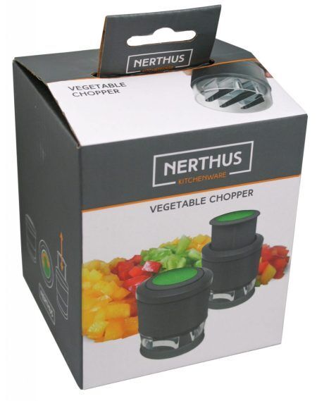 <p><span style="font-size: medium;"><strong>Vin Bouquet/Nerthus Резачка за зеленчуци - чопър</strong></span></p>
<p><span>Размери на опаковката: 10 см/15 см/10 см.</span><br /><span>Тегло: 0.220 кг.<br /></span><span>Материал: Пластмаса; пластмаса</span><br /><span>Производител: </span><strong>Vin Bouquet, Испания</strong><br /><br /></p><br />Марка: Vin Bouquet <br />Модел: VB FIH 317<br />Доставка: 2-4 работни дни<br />Гаранция: 2 години