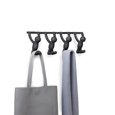 <p><span style="font-size: small;"><strong>UMBRA Закачалка за врата “BUDDY“ - четворна</strong></span><br /><span style="font-size: small;"><strong>• </strong></span><strong>Цвят: </strong>черен<br />•<strong> Закачане на врата или на стена (с включени елементи)</strong><br />• <strong>Размер:</strong> 47 x  11 х 32 cm<br />• <strong>Материал:</strong> метал, пластмаса<br /><strong>Производител: UMBRA / Канада<br /></strong><em><strong>DESIGN: ALAN WISNIEWSKI</strong></em></p><br />Марка: Umbra HK Limited <br />Модел: UMBRA 1012365-040<br />Доставка: 2-4 работни дни<br />Гаранция: 2 години