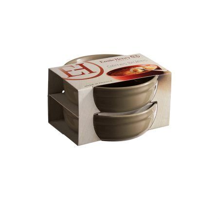 <p><strong>EMILE HENRY Комплект 2 броя керамични купички за крем брюле "2 CRÈME BRÛLÉES RAMEKINS SET"<br />• В комплекта: </strong>2 бр купички<br />• <strong>Ръчно изработени от 100% естествени материали<br />• Устойчиви на температури: </strong>- 20º С до + 270º С<strong><br />• Равномерно разпределение на топлината<br />• Задържат топлината на ястието по-дълго от обикновените съдове<br />• Висока устойчивост на надраскване <br /></strong>• <strong>Материал:  <span style="color: #ff0000;">HR® Ceramic (High Resistance) <span style="color: #000000;">/</span></span></strong><span style="color: #ff0000;"><span style="color: #000000;"> Високо устойчива керамика</span></span><strong><span style="color: #ff0000;"><span style="color: #000000;"> / </span><br /><span style="color: #000000;">• Без съдържание на олово, кадмий и никел</span><br /><span style="color: #000000;">• Размери:  </span></span></strong><span style="color: #ff0000;"><span style="color: #000000;">Ø 12 см </span></span><span style="color: #ff0000;"><span style="color: #000000;"> х 3 см (h)<br /></span></span><span style="color: #ff0000;"><span style="color: #000000;">• <strong>Вместимост:</strong> 0,25 литра</span><br /><span style="color: #000000;"><strong>• Тегло: </strong>0,45 кг</span><br /><span style="color: #000000;">• <strong>Цвят: </strong>сиво-бежов</span><br /><span style="color: #000000;">• <strong>Подходяща за: </strong>фурна / микровълнова фурна / фризер / съдомиялна машина</span><br /><strong><span style="color: #000000;">Производител: EMILE HENRY / Франция</span></strong></span></p><br />Марка: Emile Henry <br />Модел: EH 4013-95<br />Доставка: 2-4 работни дни<br />Гаранция: 2 години