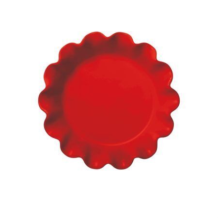 <p><strong>EMILE HENRY Керамична форма за пай "RUFFLED PIE DISH"</strong><br />• <strong>Ръчно изработена от 100% естествени материали<br />• Устойчива на температури: </strong>- 20º С до + 270º С<strong><br />• Равномерно разпределение на топлината<br />• Задържа топлината на ястието по-дълго от обикновените съдове<br />• Висока устойчивост на надраскване <br /></strong>• <strong>Материал:  <span style="color: #ff0000;">HR® Ceramic (High Resistance) <span style="color: #000000;">/</span></span></strong><span style="color: #ff0000;"><span style="color: #000000;"> Високо устойчива керамика</span></span><strong><span style="color: #ff0000;"><span style="color: #000000;"> / </span><br /><span style="color: #000000;">• Без съдържание на олово, кадмий и никел</span><br /><span style="color: #000000;">• Размер: </span></span></strong><span style="color: #ff0000;"><span style="color: #000000;">Ø</span></span><span style="color: #ff0000;"><span style="color: #000000;"> </span></span><span style="color: #ff0000;"><span style="color: #000000;">27 см х  6 см (h)<br /></span></span><span style="color: #ff0000;"><span style="color: #000000;">• <strong>Вместимост:</strong> 1 литър</span><br /><span style="color: #000000;"><strong>• Тегло: </strong>1,15 кг</span><br /><span style="color: #000000;">• <strong>Цвят: </strong>червен</span><br /><span style="color: #000000;">• <strong>Подходяща за: </strong>фурна / микровълнова фурна / фризер / съдомиялна машина</span><br /><strong><span style="color: #000000;">Производител: EMILE HENRY / Франция</span></strong></span></p><br />Марка: Emile Henry <br />Модел: EH 6187-34<br />Доставка: 2-4 работни дни<br />Гаранция: 2 години