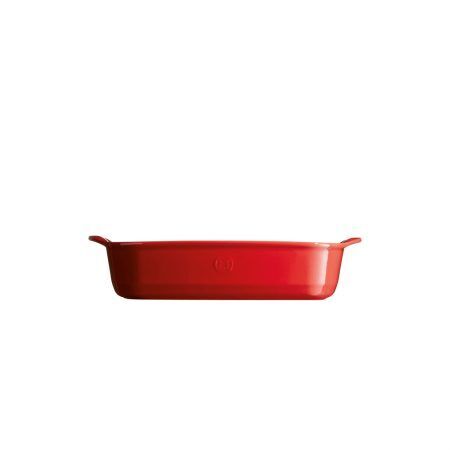 <p><span style="color: #000000;"><strong>EMILE HENRY Керамична правоъгълна тава за печене "SMALL RECTANGULAR OVEN DISH"</strong></span><br /><span style="color: #000000;">• <strong>Ръчно изработена от 100% естествени материали<br />• Устойчива на температури: </strong>- 20º С до + 270º С<strong><br />• Равномерно разпределение на топлината<br />• Задържа топлината на ястието по-дълго от обикновените съдове<br />• Висока устойчивост на надраскване <br /></strong>• </span><strong><span style="color: #000000;">Материал: </span> <span style="color: #ff0000;">HR® Ceramic (High Resistance) <span style="color: #000000;">/</span></span></strong><span style="color: #ff0000;"><span style="color: #000000;"> Високо устойчива керамика</span></span><strong><span style="color: #ff0000;"><span style="color: #000000;"> / </span><br />• <span style="color: #000000;">Без съдържание на олово, кадмий и никел</span><br /><span style="color: #000000;">• Външен размер вкл.дръжките: </span></span></strong><span style="color: #ff0000;"><span style="color: #000000;">30 х 19 х 7 см</span></span><span style="color: #ff0000;"><br /><strong><span style="color: #000000;">• Вътрешен размер: </span></strong><span style="color: #000000;">24,5 х 17 х 6,5 см<br /></span></span><span style="color: #ff0000;"><span style="color: #000000;">• <strong>Вместимост:</strong> 1,55 литра</span><br /><span style="color: #000000;"><strong>• Тегло: </strong>1,19 кг<br /><strong>• Брой порции:</strong> 2 </span><br /><span style="color: #000000;">• <strong>Цвят: </strong>червен<br /></span><span style="color: #000000;">• <strong>Подходяща за: </strong>фурна / микровълнова фурна / фризер / съдомиялна машина</span><br /><strong><span style="color: #000000;">Производител: EMILE HENRY / Франция</span></strong></span></p><br />Марка: Emile Henry <br />Модел: EH 9650-34<br />Доставка: 2-4 работни дни<br />Гаранция: 2 години