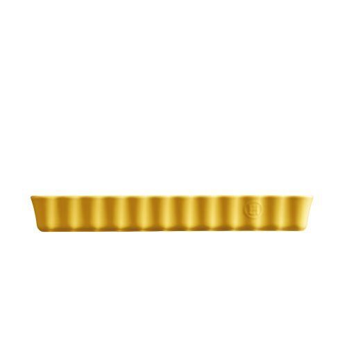 <p><strong>EMILE HENRY Керамична плитка провоъгълна форма за тарт "SLIM RECTANGULAR TART DISH" </strong><br />• <strong>Ръчно изработена от 100% естествени материали<br />• Устойчива на температури: </strong>- 20º С до + 270º С<strong><br />• Равномерно разпределение на топлината<br />• Задържа топлината на ястието по-дълго от обикновените съдове<br />• Висока устойчивост на надраскване <br /></strong>• <strong>Материал:  <span style="color: #ff0000;">HR® Ceramic (High Resistance) <span style="color: #000000;">/ </span></span></strong><span style="color: #ff0000;"><span style="color: #000000;">Високо устойчива керамика</span></span><strong><span style="color: #ff0000;"><span style="color: #000000;"> / </span><br />• <span style="color: #000000;">Без съдържание на олово, кадмий и никел</span><br /><span style="color: #000000;">• Външен размер вкл.дръжките: </span></span></strong><span style="color: #ff0000;"><span style="color: #000000;">36,5 х 15 х 5 см</span></span><span style="color: #ff0000;"><br /><strong><span style="color: #000000;">• Вътрешен размер: </span></strong><span style="color: #000000;">34,5 х 13 х 4</span><span style="color: #000000;"> см<br /></span></span><span style="color: #ff0000;"><span style="color: #000000;">• <strong>Вместимост:</strong> 1,3 литра</span><br /><span style="color: #000000;"><strong>• Тегло: </strong>1,09 кг</span><br /><span style="color: #000000;">• <strong>Цвят: </strong>жълт</span><br /><span style="color: #000000;">• <strong>Подходяща за: </strong>фурна / микровълнова фурна / фризер / съдомиялна машина</span><br /><strong><span style="color: #000000;">Производител: EMILE HENRY / Франция</span></strong></span></p><br />Марка: Emile Henry <br />Модел: EH 6034-90<br />Доставка: 2-4 работни дни<br />Гаранция: 2 години