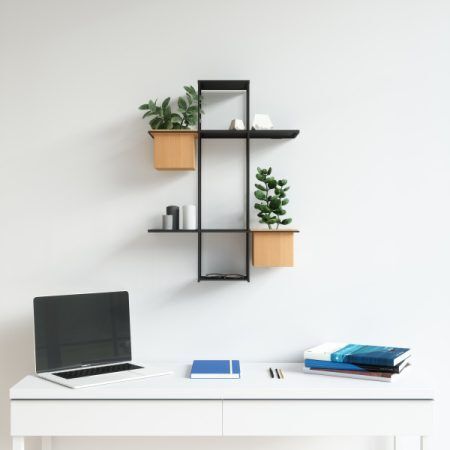 <p><span style="font-size: small;"><strong>UMBRA Стенна етажерка с кашпи“CUBIST“ </strong></span><br /><span style="font-size: small;"><strong>• </strong></span><strong>Цвят: </strong>натурално дърво / черен<br />•<strong> Габаритен размер: </strong>64 х 16 х 48 cm<br />• <strong>Материал:</strong> метал / бук<br />• <strong>Тегло:</strong> 3,100 кг<br />•<strong> В комплект с монтажен хардуер </strong><strong><br /></strong><em><strong>DESIGN: Sung Wook Park</strong></em></p><br />Марка: Umbra HK Limited <br />Модел: UMBRA 1013878-427<br />Доставка: 2-4 работни дни<br />Гаранция: 2 години