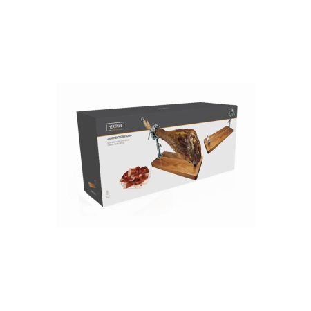 <p><span style="font-size: small;"><strong>Nerthus Въртяща се и телескопична стойка за бут и хамон</strong></span></p>
<p><span>Размери:54,5 см/20,5 см/8,5 см.</span><br /><span>Тегло: 2,967 кг.</span><br /><span>Материал: Стомана, акациево дърво</span><br /><span>Производител: </span><strong>Vin Bouquet, Испания<br /><span style="color: #ff0000;"><strong>В компекта не е включен хамон!</strong></span><br /></strong><br /><br /></p><br />Марка: Vin Bouquet <br />Модел: VB FIJ 366<br />Доставка: 2-4 работни дни<br />Гаранция: 2 години