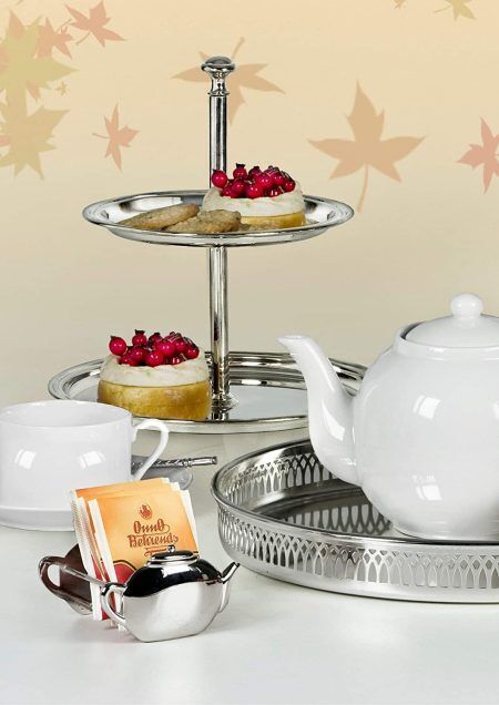 <p><strong>ZILVERSTAD Етажерка за сладкиши "ELEGANCE"<br />• Размер:</strong> 14 x 14 x 16 см <br />• <strong>На две нива </strong>( Ø 14 / Ø 15,5 см)<br /><strong>• Материал: </strong>стомана<br /><strong>• Тегло:</strong> 0,208 кг <br /><strong>• Бранд:</strong> ZILVERSTAD <br /><strong>Производител: Bredemeijer Group / Нидерландия</strong></p><br />Марка: Bredemaijer Group <br />Модел: ZV 8984230<br />Доставка: 2-4 работни дни<br />Гаранция: 2 години