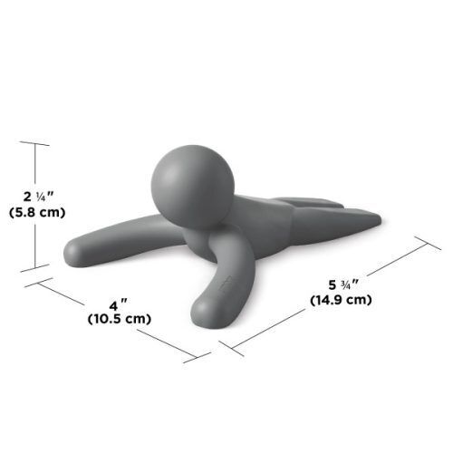 <p><span style="font-size: small;"><strong>UMBRA Комплект от 2 бр. стопери за врата “BUDDY“ </strong></span><br /><span style="font-size: small;"><strong>• </strong></span><strong>Цвят: </strong>сив<br />• <strong>В комплекта:</strong> 2 бр стопери<br />•<strong> За застопоряване на врата</strong><br />• <strong>Размер:</strong> 15 x 11 х 6 см<br />• <strong>Размер на опаковката: </strong>11 х 17 х 7 см<br />• <strong>Тегло:</strong> 0,100 кг<br />• <strong>Материал:</strong> термопластичен каучук<br />• <strong>Мека структура против надраскване<br /></strong><strong>Производител: UMBRA / Канада<br /></strong><em><strong>DESIGN: ALAN WISNIEWSKI & SUNG WOOK PARK</strong></em></p><br />Марка: Umbra HK Limited <br />Модел: UMBRA 1013767-149<br />Доставка: 2-4 работни дни<br />Гаранция: 2 години