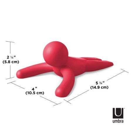 <p><span style="font-size: small;"><strong>UMBRA Комплект от 2 бр. стопери за врата “BUDDY“ </strong></span><br /><span style="font-size: small;"><strong>• </strong></span><strong>Цвят: </strong>червен<br />• <strong>В комплекта:</strong> 2 бр стопери<br />•<strong> За застопоряване на врата</strong><br />• <strong>Размер:</strong> 15 x 11 х 6 см<br />• <strong>Размер на опаковката: </strong>11 х 17 х 7 см<br />• <strong>Тегло:</strong> 0,100 кг<br />• <strong>Материал:</strong> термопластичен каучук<br />• <strong>Мека структура против надраскване<br /></strong><strong>Производител: UMBRA / Канада<br /></strong><em><strong>DESIGN: ALAN WISNIEWSKI & SUNG WOOK PARK</strong></em></p><br />Марка: Umbra HK Limited <br />Модел: UMBRA 1013767-505<br />Доставка: 2-4 работни дни<br />Гаранция: 2 години