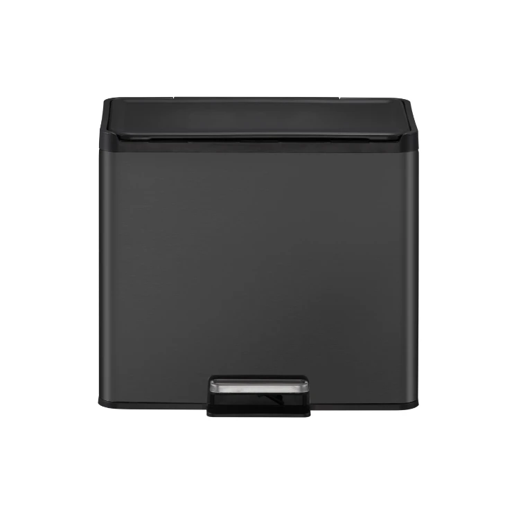 EKO Кош за разделно събиране “ESSENTIAL“- 2 х 15 л. - черен