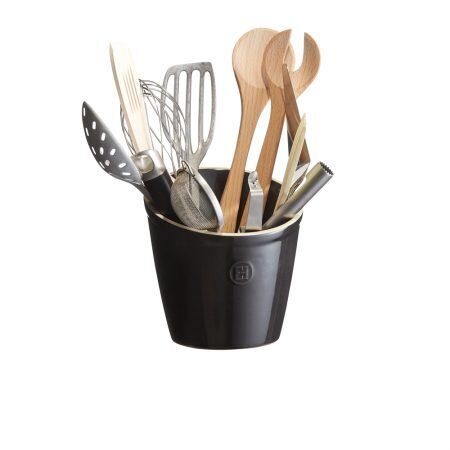 <p><span style="color: #000000;"><strong>EMILE HENRY Керамичен съд за прибори UTENSIL POT <br /></strong></span><span style="color: #000000;">• <strong>Ръчно изработен от 100% естествени материали<br />• Устойчив на температури: </strong>- 20º С до + 270º С<strong><br />• Висока устойчивост на надраскване <br /></strong>• </span><strong><span style="color: #000000;">Материал: </span> <span style="color: #ff0000;">HR® Ceramic (High Resistance) <span style="color: #000000;">/</span></span></strong><span style="color: #ff0000;"><span style="color: #000000;"> Високо устойчива керамика</span></span><strong><span style="color: #ff0000;"><span style="color: #000000;"> / </span><br /><span style="color: #000000;">• Без съдържание на олово, кадмий и никел<br /></span><span style="color: #000000;">• Външен размер: </span></span></strong><span style="color: #ff0000;"><span style="color: #000000;">15</span></span><span style="color: #000000;">,6 х 16,3 см (ДхВ)<br /><strong>• Вътрешен размер: </strong>14 х 15,3 см (ДхВ)<br />• <strong>Вместимост:</strong> 1 литра<br /><strong>• Тегло: </strong>0,92 кг<br />• <strong>Цвят: </strong>черен<br />• <strong>Подходящ за: </strong>фурна / микровълнова фурна / фризер / съдомиялна машина<br /><strong>Производител: EMILE HENRY / Франция</strong></span></p><br />Марка: Emile Henry <br />Модел: EH 0218-79<br />Доставка: 2-4 работни дни<br />Гаранция: 2 години