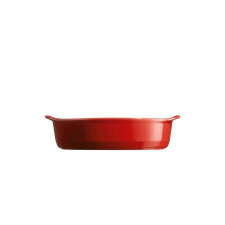 <p><strong>EMILE HENRY Комплект от 2 броя керамични форми за печене "OVAL OVEN DISH" <br /></strong>• <strong>В комплекта: 1 бр</strong> / 9050 - 34 / + <strong>1 бр</strong> / 9052 - 34 /<br />• <strong>Ръчно изработени от 100% естествени материали<br />• Устойчиви на температури: </strong>- 20º С до + 270º С<strong><br />• Равномерно разпределение на топлината<br />• Задържат топлината на ястието по-дълго от обикновените съдове<br />• Висока устойчивост на надраскване <br /></strong>• <strong>Материал:  <span style="color: #ff0000;">HR® Ceramic (High Resistance) <span style="color: #000000;">/</span></span></strong><span style="color: #ff0000;"><span style="color: #000000;"> Високо устойчива керамика</span></span><strong><span style="color: #ff0000;"><span style="color: #000000;"> / </span><br /><span style="color: #000000;">• Без съдържание на олово, кадмий и никел</span><br /><span style="color: #000000;"><span style="font-size: small;">• Размери 9050 - 34:</span><br />− <em>Външен размер вкл.дръжките: </em></span></span></strong><span style="color: #ff0000;"><span style="color: #000000;"><em>27,5 х 17,5 х 7см</em><br />− <em><strong>Вътрешен размер:</strong> 23 х 16 х 5,5 см</em><br /></span></span><span style="color: #ff0000;"><span style="color: #000000;">– <em><strong>Вместимост:</strong> 1,3 литра</em></span><br /><span style="color: #000000;"><strong>− <em>Тегло: </em></strong><em>0,92 кг<br /><span style="font-size: small;">• </span></em><span style="font-size: small;"><strong>Размери 9052 -34:</strong></span><br />− <em><strong>Външен размер вкл.дръжките: </strong>36,5 х 22,5 х 6,5 см</em><br />− <em><strong>Вместимост:</strong> 2,3 литра</em> <br />− <em><strong>Тегло:</strong> 1,6 кг:</em></span><br /><span style="color: #000000;">• <strong>Цвят: </strong>червен</span><br /><span style="color: #000000;">• <strong>Подходящи за: </strong>фурна / микровълнова фурна / фризер / съдомиялна машина</span><br /><strong><span style="color: #000000;">Производител: EMILE HENRY / Франция</span></strong></span></p><br />Марка: Emile Henry <br />Модел: EH 9752-34 SET<br />Доставка: 2-4 работни дни<br />Гаранция: 2 години