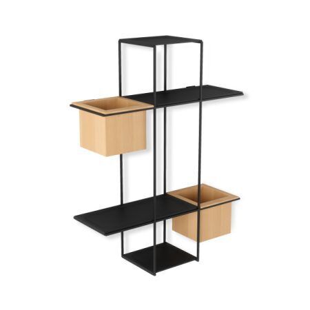 <p><span style="font-size: small;"><strong>UMBRA Стенна етажерка с кашпи“CUBIST“ </strong></span><br /><span style="font-size: small;"><strong>• </strong></span><strong>Цвят: </strong>натурално дърво / черен<br />•<strong> Габаритен размер: </strong>64 х 16 х 48 cm<br />• <strong>Материал:</strong> метал / бук<br />• <strong>Тегло:</strong> 3,100 кг<br />•<strong> В комплект с монтажен хардуер </strong><strong><br /></strong><em><strong>DESIGN: Sung Wook Park</strong></em></p><br />Марка: Umbra HK Limited <br />Модел: UMBRA 1013878-427<br />Доставка: 2-4 работни дни<br />Гаранция: 2 години