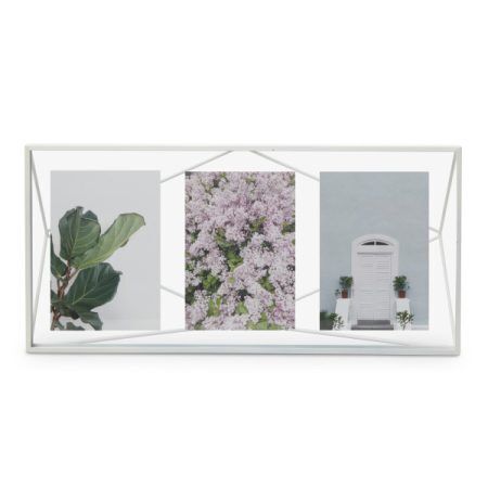 <p><span style="font-size: small;"><strong>UMBRA Рамка за снимки “PRISMA MULTI“ <br />• </strong></span><strong>Цвят:</strong> бял<br />• <strong>Размер на рамката:</strong> 48,3 x 22,9 x 8,1 cm<br />• <strong>Размер на снимките:</strong> 13 х 18 см<br />• <strong>За 3 бр хоризонтални снимки или 2 бр вертикални снимки </strong><br />• <strong>Материал:</strong> метал<br /><strong>Производител: UMBRA / Канада</strong><br /> <em><strong>DESIGN: SUNG WOOK PARK</strong></em></p><br />Марка: Umbra HK Limited <br />Модел: UMBRA 313019-660<br />Доставка: 2-4 работни дни<br />Гаранция: 2 години