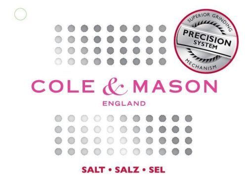 <p><strong>COLE & MASON Мелничка за сол “ASCOT“<br /></strong>• <strong>Височина:</strong> 10 см.<br />• <strong>Материал:</strong> акрил, стомана, керамика<br />• <strong>Цвят:</strong> прозрачен<br />• <strong>Механизъм: </strong>керамичен механизъм<br /><strong>• Регулируеми настройки на мелене:</strong> от едро до фино<br />• <strong>Пълна (със сол)<br /></strong>• <strong>Да не се мокри с вода!<br /></strong>•<span style="color: #ff0000; font-size: small;"> <strong>Не използвайте мелничката за различни от сол продукти!!! <br /></strong></span><strong>Производител: Cole&Mason / Англия</strong></p><br />Марка: COLE & MASON <br />Модел: Cole & Mason H 307092P<br />Доставка: 2-4 работни дни<br />Гаранция: 2 години