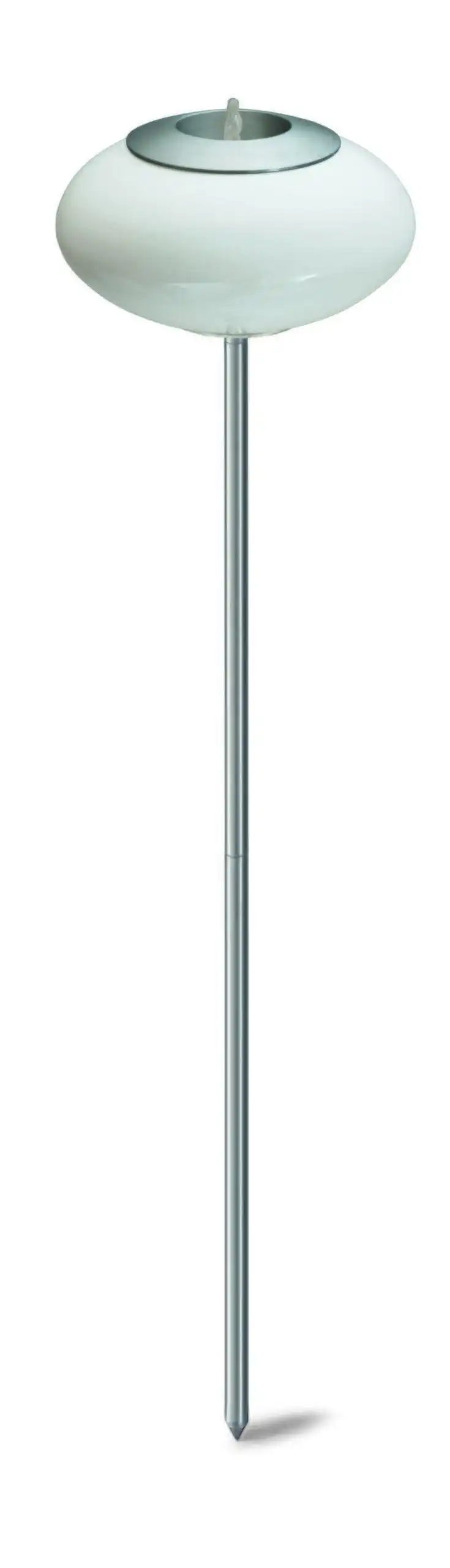 PHILIPPI Градински свещник с ароматно масло LOTUS -бял