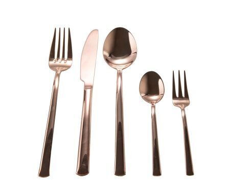 <p><span style="font-size: small;"><strong>HERDMAR Комплект прибори за хранене “ARCO“- 30 части - за 6 човека - с PVD покритие златно/розово</strong></span><br />• Изработени от неръждаема стомана 18/10<br /> • Подходящи за почистване в съдомиялна машина.<br />• <span style="color: #ff0000;"><strong>24-каратово златно покритие ( PINK GOLD / Розово злато )<br /></strong></span><span style="text-decoration: underline;"><strong>Комплектът включва:</strong></span> <br /> • Нож за хранене: 6 бр.<br /> • Вилица за хранене: 6 бр. <br />• Лъжица за хранене: 6 бр.<br /> • Десертна лъжичка: 6 бр. <br /><span>• Десертни вилици: 6 бр</span><br /><strong>ПРОИЗВОДИТЕЛ: HERDMAR / Португалия</strong></p><br />Марка: HERDMAR <br />Модел: Herdmar 151-3030-0117-150-0023<br />Доставка: 2-4 работни дни<br />Гаранция: 2 години