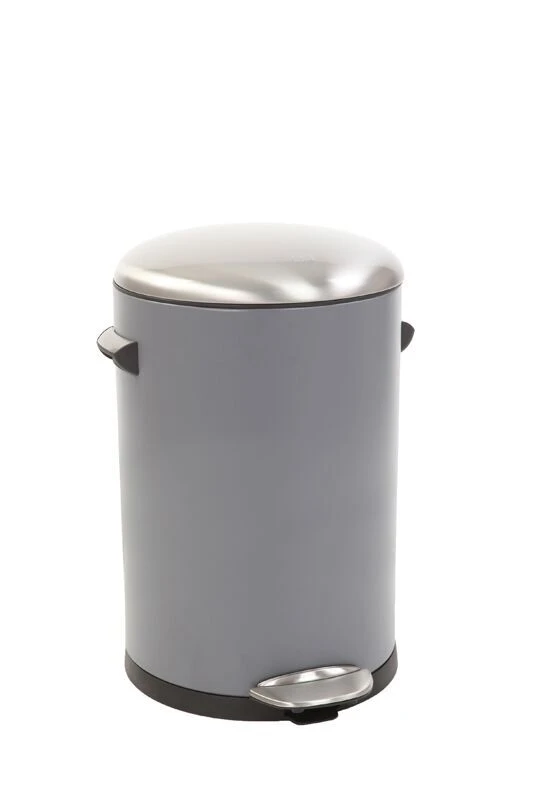 EKO Кош за отпадъци с педал  “BELLE DELUXE“- 12 литра – сив