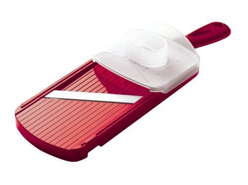 <p><span style="font-size: small;"><strong>KYOCERA Ренде с регулиране - 8 см.<br /></strong></span>Четири степени на работа (дебелина на разрязване)<br />• <strong>Позиция 1:</strong> 0,5 мм<br />• <strong>Позиция 2:</strong> 1,3 мм<br />• <strong>Позиция 3:</strong> 2,0 мм<br />• <strong>Позиция 4:</strong> 3,0 мм<br />•<strong> Предпазна шапка:</strong> ABS пластмаса<br /><strong>Възможност за използване направо върху купи.<br />Производител: KYOCERA / Япония</strong></p><br />Марка: KYOCERA <br />Модел: Kyocera CSN - 202 RD<br />Доставка: 2-4 работни дни<br />Гаранция: 2 години