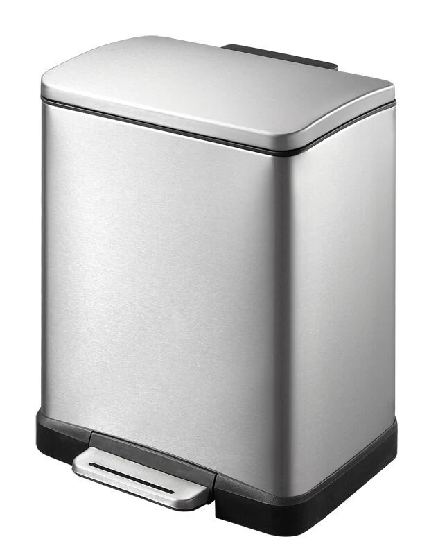 EKO Кош за отпадъци с педал “E-CUBE“ – 12 литра – мат
